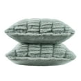 thumbnail image 3 of Member's Mark 2-Pack Ruched Faux Fur Decorative Pillows, 22" x 22", 3 of 5