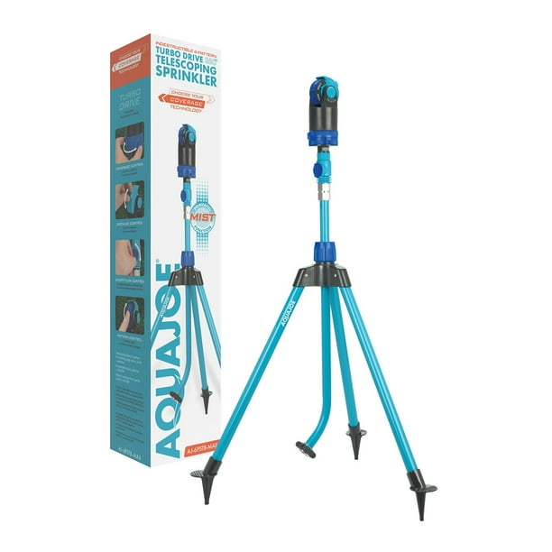 Aqua Joe 360° Lawn Sprinkler & Mister on Telescoping Tripod