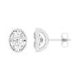 thumbnail image 3 of Lab Created Diamond Earrings in 14K Gold, 3 of 7