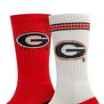 thumbnail image 3 of Georgia Bulldogs Adult 2-Pack Crew Socks, 3 of 3