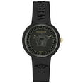 thumbnail image 1 of Versace Medusa Pop Swiss Quartz Black Silicone Watch, 39mm, 1 of 5