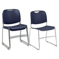 thumbnail image 1 of NPS 8500 Series Ultra-Compact Plastic Stack Chair, Assorted Colors 4 Pack, 1 of 8