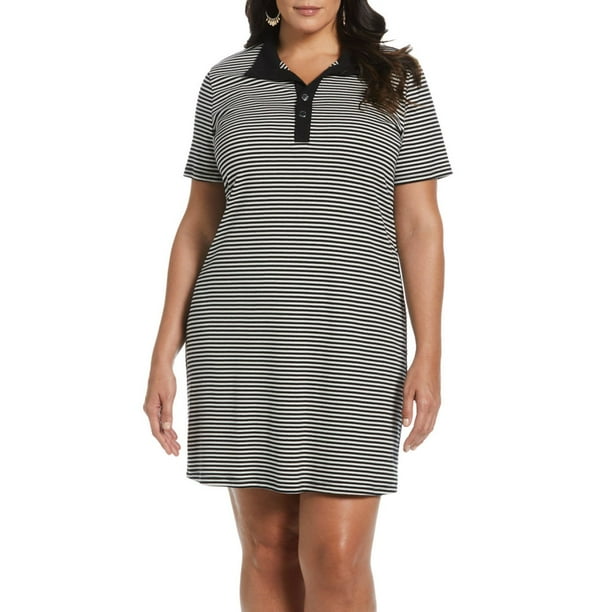 Rafaella Women's Plus Size Short Sleeve Mini Dress - Samsclub.com