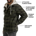 thumbnail image 5 of Lee Men's Sherpa Bonded Flannel Shacket, 5 of 9