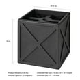 thumbnail image 3 of Member's Mark 20" Matte Black Square Umbrella Stand Planter, 3 of 3