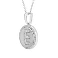 thumbnail image 2 of Diamond Initial Pendant Necklace in Sterling Silver, 2 of 6