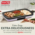 thumbnail image 2 of Dash Ceramic Nonstick 20 x 10.5” Everyday Griddle, 2 of 6