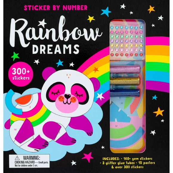 Sam's Exclusive - Sticker By Number: Rainbow Dreams, Mixed Media