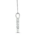 thumbnail image 4 of Round Cut Heart Diamond Pendant Necklace in 14K Gold, 4 of 9