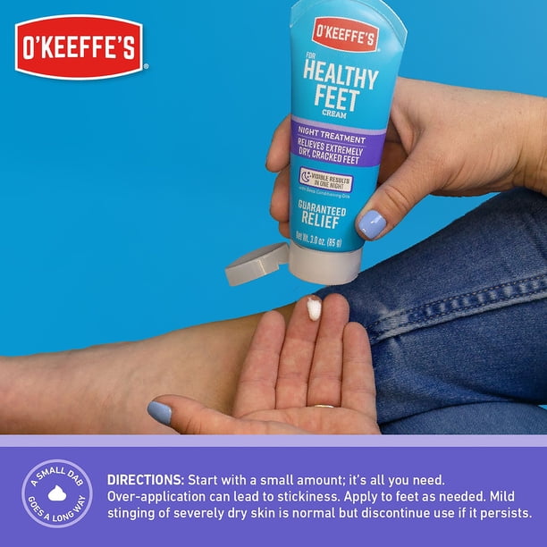 O'Keeffe's Healthy Feet and Healthy Feet Night Treatment, 3 oz., 3
