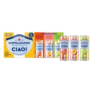 SanPellegrino CIAO! Rainbow Cans, 11.15 fl. oz., 24 pk.