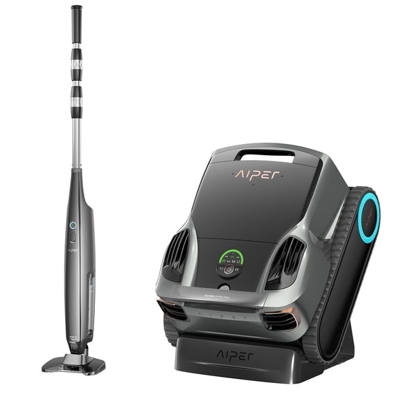 Aiper Scuba X1 Pro Max Robotic Pool Cleaner & PilotFlow X1 Handheld Vacuum Bundle