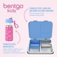 thumbnail image 2 of Bentgo Kids 2-Pack Stainless Steel Lunch Box & Water Bottle Set, 2 of 6