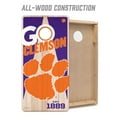 thumbnail image 3 of YouTheFan Clemson Tigers 2'x4' Cornhole Board Set, 3 of 6