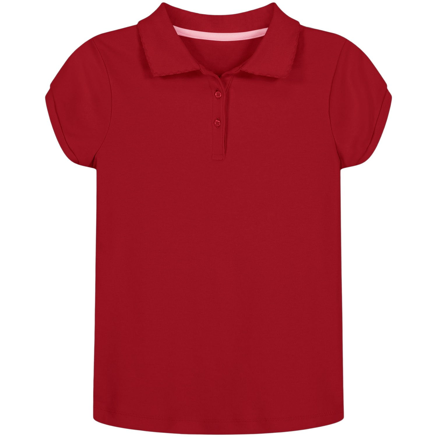 Nautica Girls Uniform Short Sleeve Interlock Polo