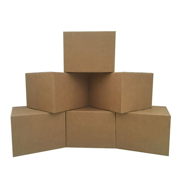 UBMOVE Pack of 6 Cardboard Moving Boxes 20" x 20" x 15"