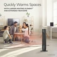 thumbnail image 2 of Lasko 32" Oscillating Ceramic Tower Space Heater with Remote, 2 of 12