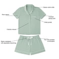 thumbnail image 10 of Member's Mark Women's 2-Piece Notch Collar Pajama Set, 10 of 11