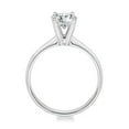 thumbnail image 3 of Lab Created Diamond Round Cut Solitaire Ring In 18K Gold, 3 of 7