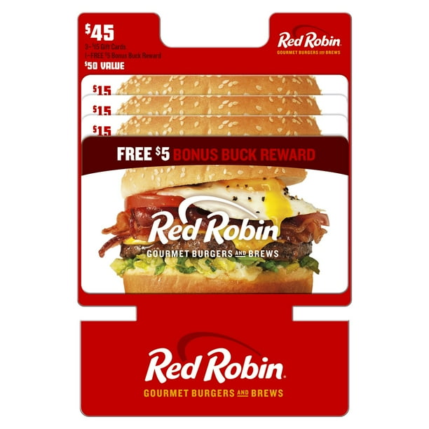red robin limited edition gift card Give the gift of burgers with a Red Robin gift card