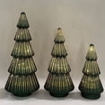 thumbnail image 2 of Member's Mark Rotating Pre-Lit Shimmering Glass Trees, Set of 3, 2 of 3