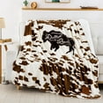 thumbnail image 4 of Yellowstone Silk Touch Sherpa Reverse Throw, 60" x 70", 4 of 9