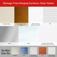 thumbnail image 7 of Command Mini Wall Hooks, Clear 48 Hooks + 48 Command Strips, 7 of 8