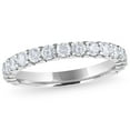 thumbnail image 1 of Round Cut Semi Eternity Diamond Band in 14K Gold, 1 of 7