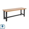 thumbnail image 4 of Seville Classics UltraHD Height Adjustable Workbench, 72" W x 25" D x 28.5”- 42” H, 4 of 20