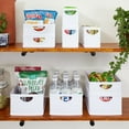 thumbnail image 4 of iDesign 9-Piece Recycled White Stacking Kitchen and Pantry Storage Set, 4 of 10