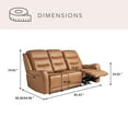 thumbnail image 3 of Member's Mark Cooper Power Reclining Leather Sofa, 3 of 10