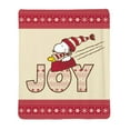 thumbnail image 1 of Peanuts Licensed Christmas Cloud Faux Fur Throw, 50" x 60", 1 of 4