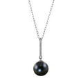 thumbnail image 1 of Cultured Freshwater Pearl and 0.04 CT.T.TW. Diamond Pendant Necklace in 14K Gold, 1 of 5