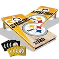 thumbnail image 1 of YouTheFan Pittsburgh Steelers 2'x4' Cornhole Board Set, 1 of 6