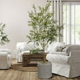 thumbnail image 5 of Faux 8' Olive Tree in Oversized Ceramic Pot, 5 of 6