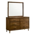 thumbnail image 9 of Zuma Panel 3PC or 5PC Bedroom Set in Walnut, Assorted Sizes, 9 of 10