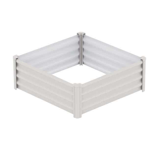 The Organic Garden Co. Hakea 4' x 4' x 1' Metal Square Garden Bed