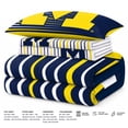 thumbnail image 5 of Logo Brands Michigan Wolverines Bed-In-A-Bag Set, 5 of 5