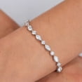 thumbnail image 4 of Lab Created Diamond 6.96 CT. T.W. Round & Marquise Bracelet in 14K Gold, 4 of 5