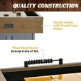 thumbnail image 5 of Barrington Urban 9 ft. Shuffleboard Table With Scratch-Resistant Playfield and 8 Puck Set with Bonus Dartboard, 5 of 9
