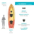thumbnail image 2 of Lifetime Envoy 126" Tandem Sit-On-Top Kayak, Paddles Included, 2 of 10