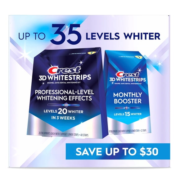 Crest 3D Whitestrips Professional Effects & Supreme Bright Whitening Kit