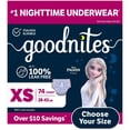 thumbnail image 1 of Goodnites Nighttime Bedwetting Underwear for Girls, Sizes Extra Small - Extra Extra Large, 1 of 14