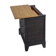 thumbnail image 4 of Society Den Johnshaven King Storage 3PC Bedroom Set in Espresso & Brown, 4 of 9