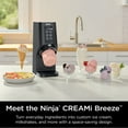 thumbnail image 6 of Ninja CREAMi Breeze Ice Cream, Gelato, Milkshake, Sorbet, Smoothie Bowl & Lite Ice Cream Maker, 7 One-Touch Programs & 4 Pints, 6 of 9