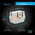 thumbnail image 2 of Lifetime 28 Quart High Performance Cooler, Pumice Stone, 2 of 10