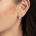 thumbnail image 8 of Lab White Sapphire Pendant and Earring Set in Sterling Silver, 8 of 8