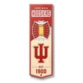 thumbnail image 1 of YouTheFan Indiana Hoosiers 6"x19" 3D Stadium View Banner, 1 of 6