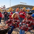 thumbnail image 5 of Pegasus Sports San Francisco 49ers Wearable Sherpa Throw, 5 of 6