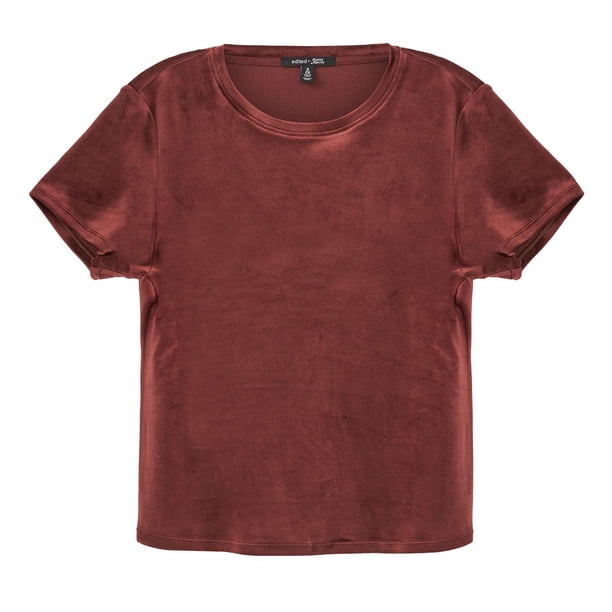 Edited by Maren Morris Women's Velvet Short Sleeve Tee - Samsclub.com